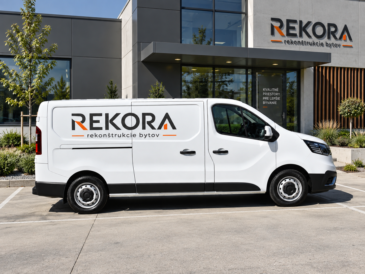 Firemná dodávka REKORA pripravená na rekonštrukciu